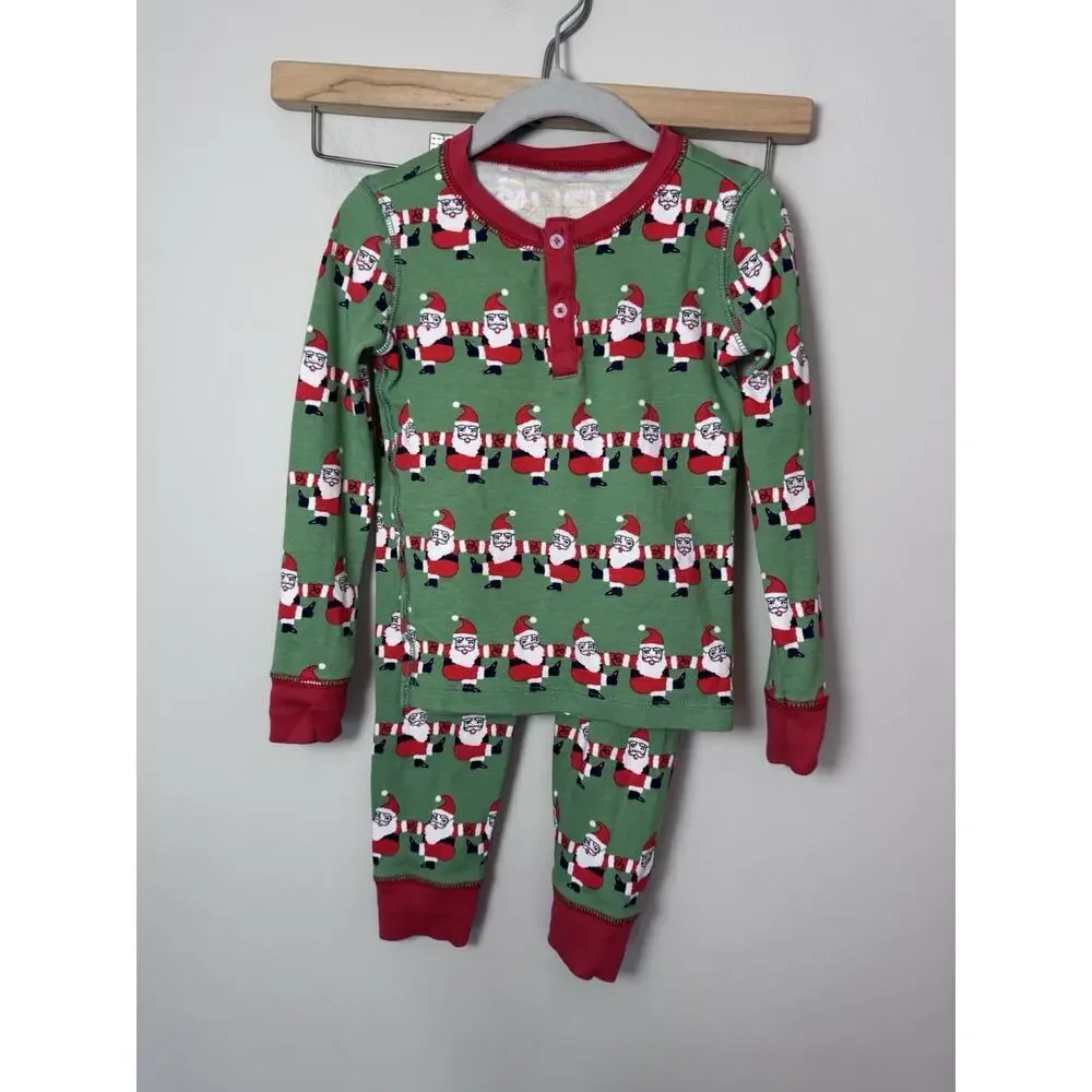 The Beaufort Bonnet Unisex Marching Santa 2 Piece PJ's 4T Cotton